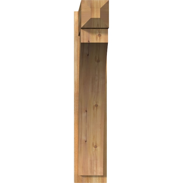 Thorton Craftsman Rough Sawn Outlooker, Western Red Cedar, 8W X 34D X 42H